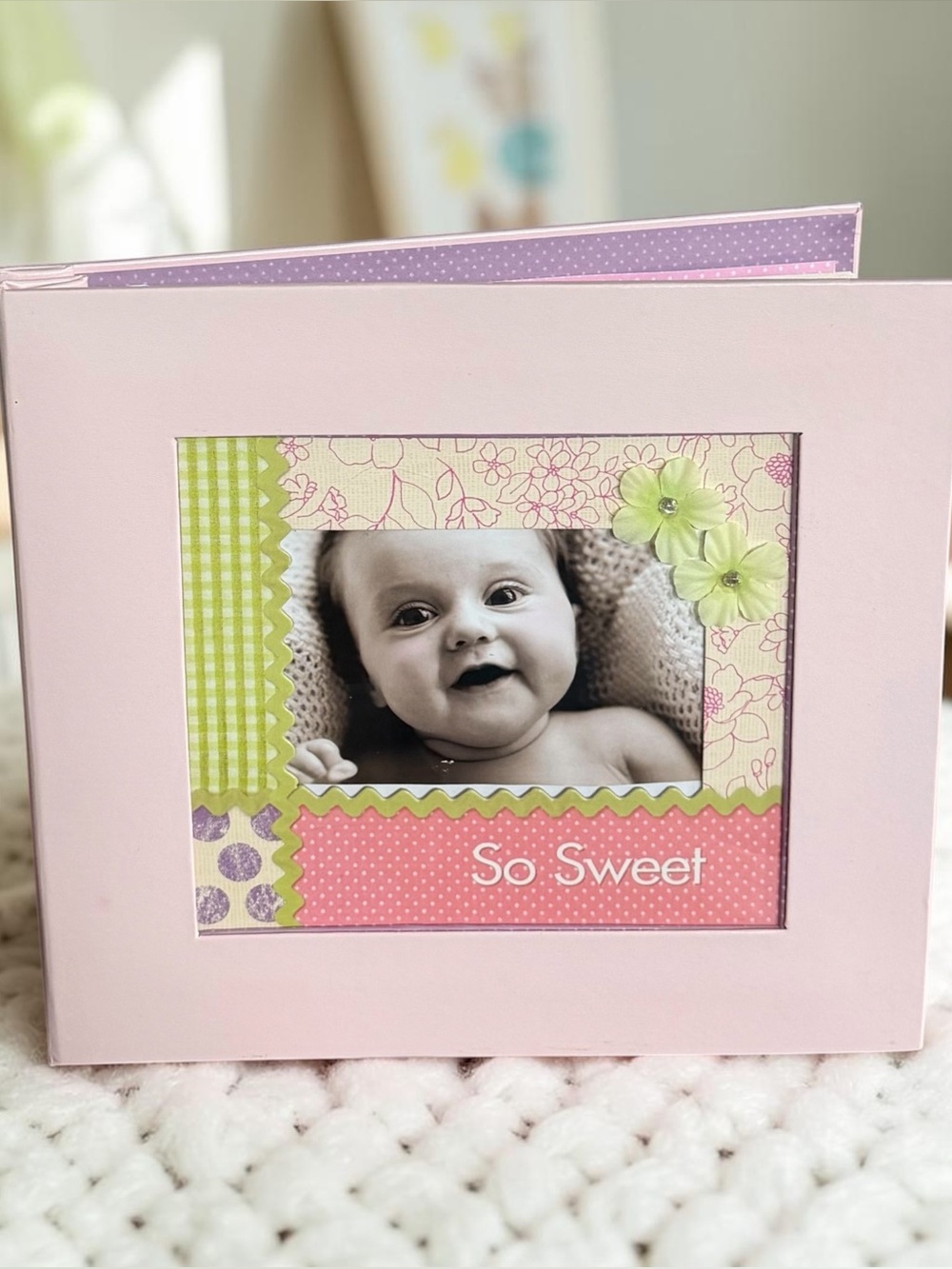 New Seasons Premade Baby Girl So Sweet Scrapbook Photo Album